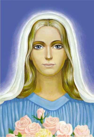 Мать Мария (с розами)